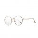 Non-prescription Circle Round Clear Glasses for Men Women