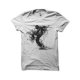 Hip-hop graffiti white T-shirt