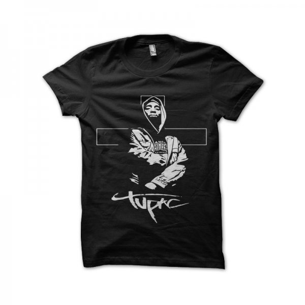 Tupac Shakur black T-shirt 1