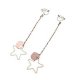 Star long-chain Pierce Earrings