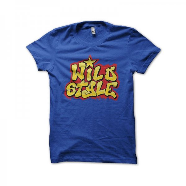 Wild style blue T-shirt